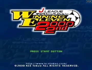 J. League Jikkyou Winning Eleven 2000 2nd (JP) screen shot title